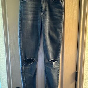 Hidden Distressed Black Jeans